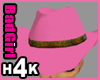H4K Cowgirl Hat Pink