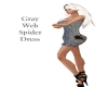 Grey Web Spider Dress