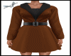 Coat Dress Brown