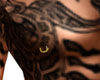 nipples piercing gold