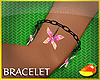 (RM) Bracelet Flower Pnk