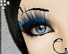 *E* lady blue eyelashes