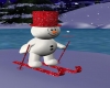 Skiing Snowman & trigger