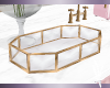 Gold + Glass Vanity Tray