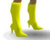 Yellow Stiletto Boots