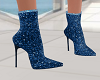 Sizzle Blue Ankle Boots