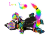 Rainbow Furry I love You