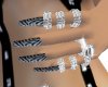 Zebra Nail Art 2 Nails