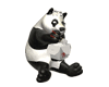 Panda Eating Takeout