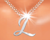 Necklace Letter L Female