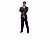 purple wedding suit
