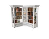 White Corner Bookcase