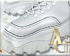 Ⱥ" White Puffer Shoe