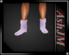 *AJ*Purple fluffy socks