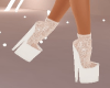 White lace  Boot