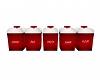 Red Kitchen Containers