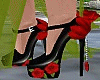 red roses carnival shoes
