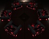 Red Wine Round Couch