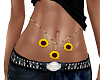 Sunflower Belly Chain