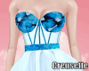 (C)Casual Blue Dress