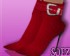 S! Inspired boots  Red