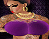 G Busty Strapless Purple