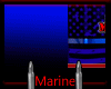 M| Marine Shop Sign