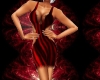 sexy red/black dress