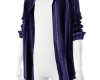 purple open shirt