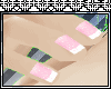 Male Nails Pink Glitter