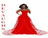 ESSENCE RED lace Gown