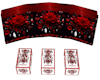 RED ROSE BRE COUCH SET