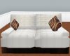 White Designer Loveseat