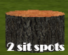 tree stump seat