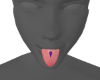 Purple Tongue Ring