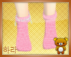 Childs Sparkly Pnk Socks
