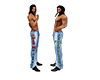 Kiss me mistletoe denim