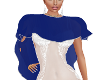 SOPHIA BLUE SHORT CAPE