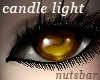 n: candle golden brown
