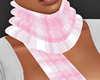 Fall Pink Plaid Scarf