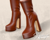 S. Boots Leather Brown
