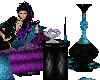 Purple Teal Lounger