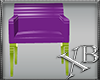 XBI:Purple Grn Chair