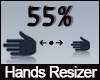 55% Hands Scaler