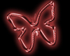 Neon Butterfly in Red