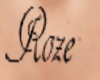 |R| Roze chest tattoo M