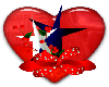 hearts stars sticker
