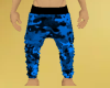 Blue Camo Pants M