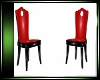 Red PVC Chair Set