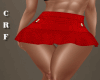 CRF* Red Mini Skirt